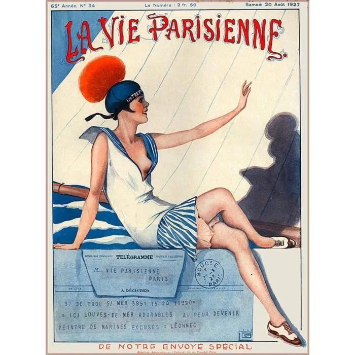 Affiche de La Vie parisienne d'Offenbach, Opéra Clandestin