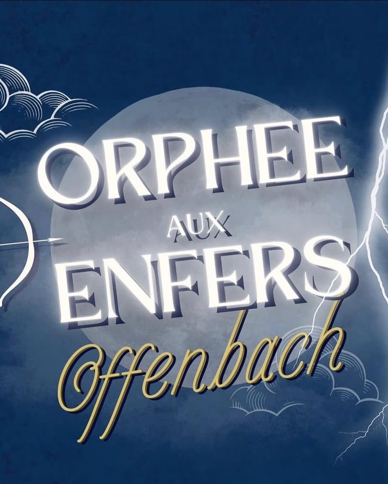 Affiche d'Orphée aux Enfers d'Offenbach